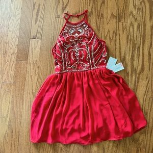 B Darlin, new w tags, red dress